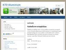 Tablet Screenshot of ktaluminium.com